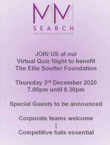 Virtual Quiz Night MM Search for The Ellie Soutter Foundation